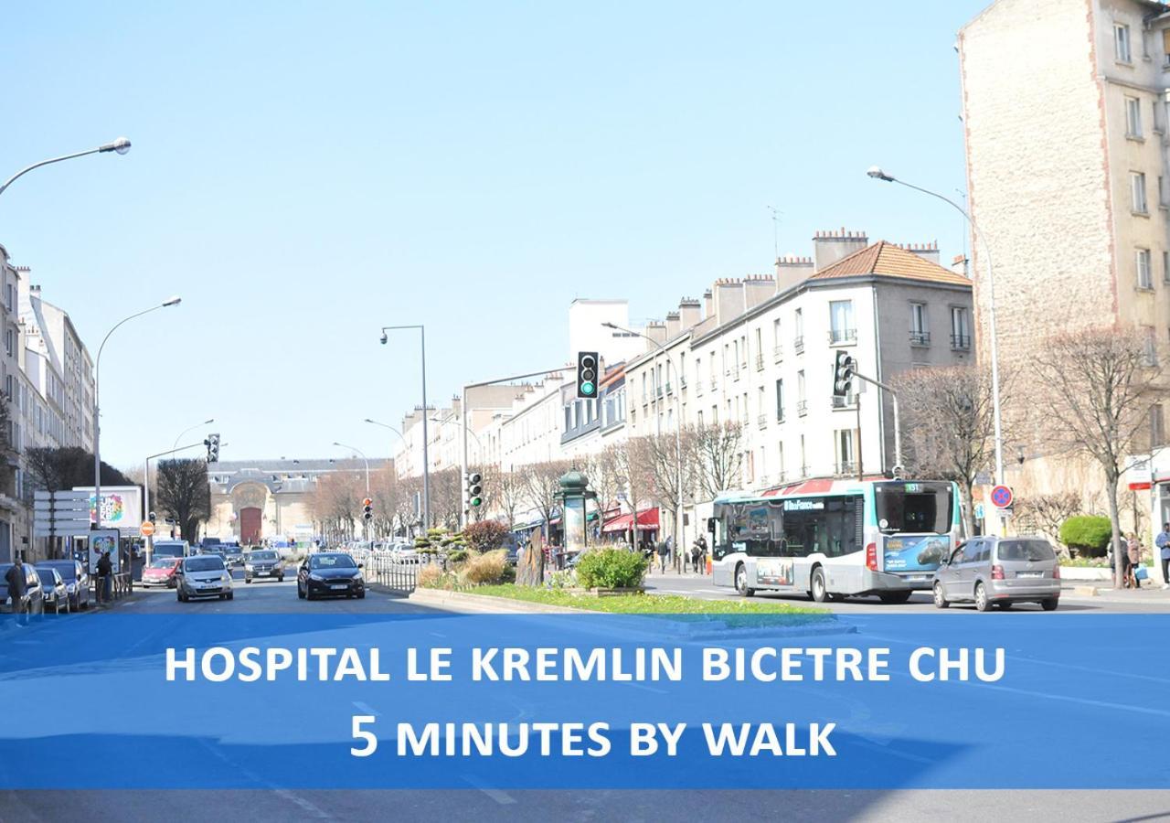 Beausoleil Studio Metro Paris Sud Ле-Кремлен-Бісетр Екстер'єр фото